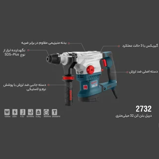 بتن کن رونیكس 2732 - قدرت و کارایی بی‌نظیر در پروژه‌های ساختمانی - تصویر
