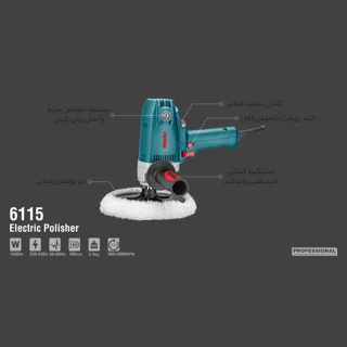 پولیش تفنگی رونیکس 6115 - بهترین انتخاب برای پولیش کاری حرفه‌ای - تصویر